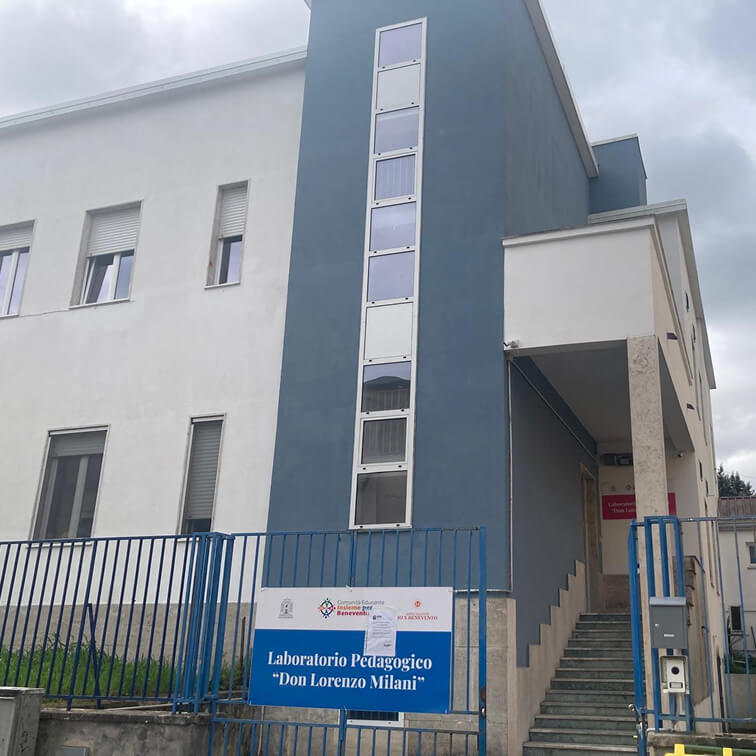 sede del laboratorio pedagogico vista da fuori