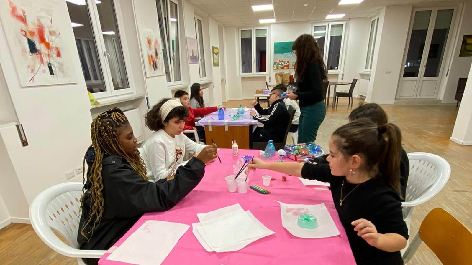 Attività degli studenti durante il progetto Dreams