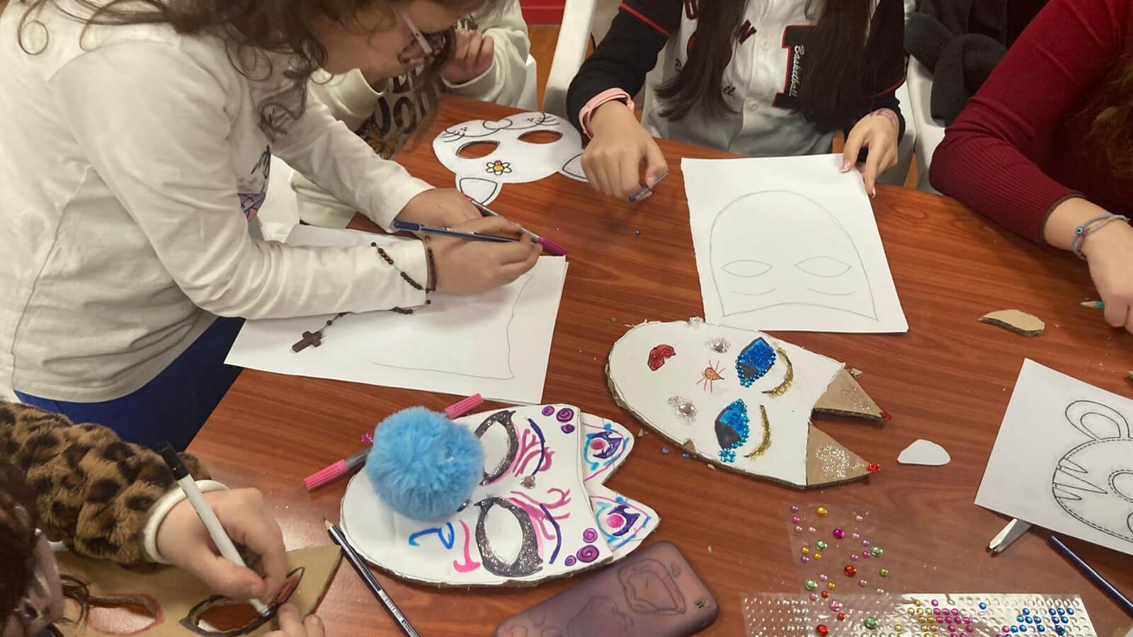 Attività degli studenti durante il progetto Dreams