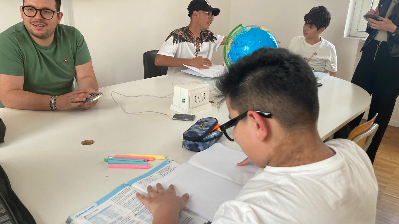 studente presente a Social Teen Evolution