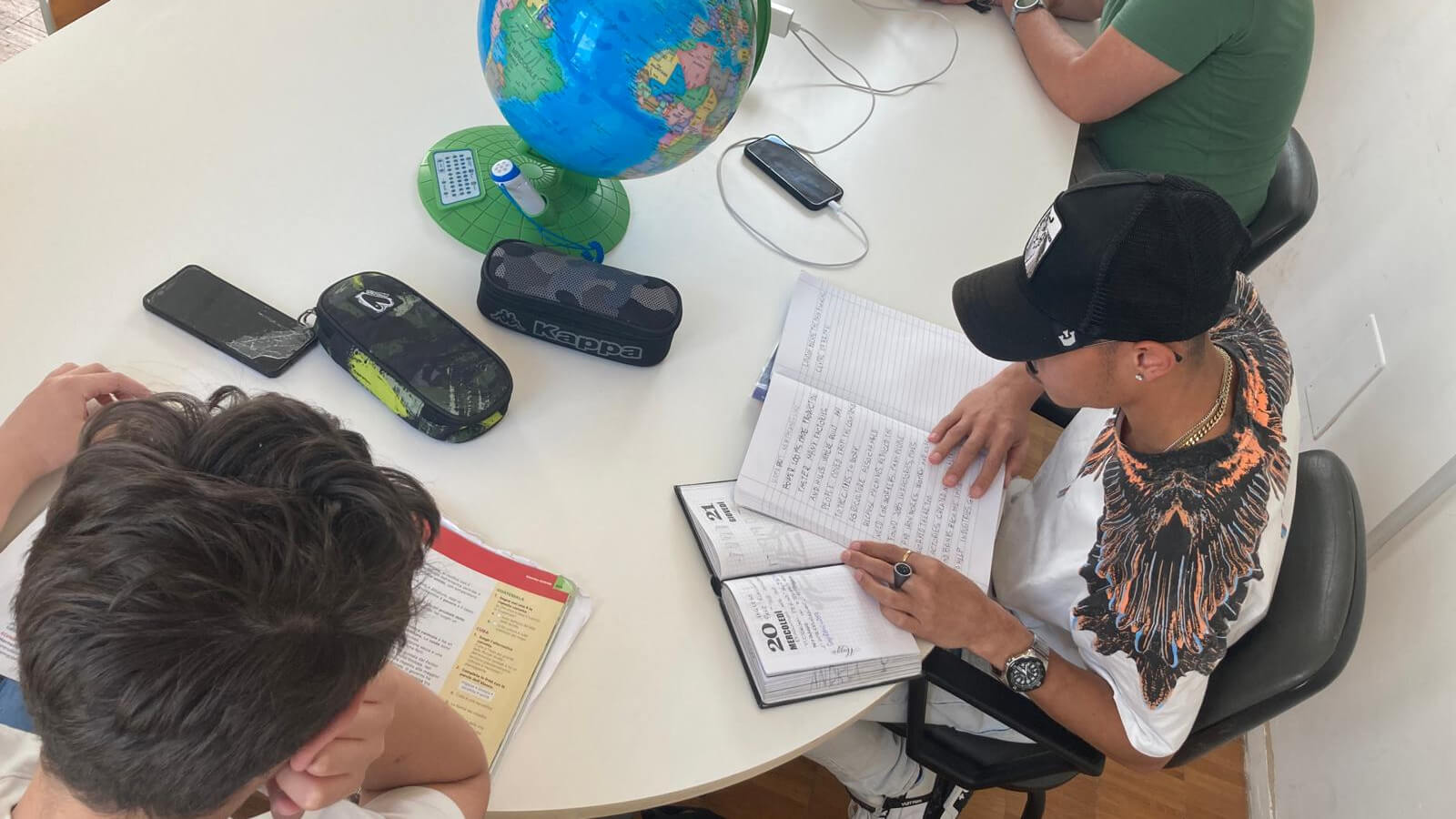 studente presente a Social Teen Evolution