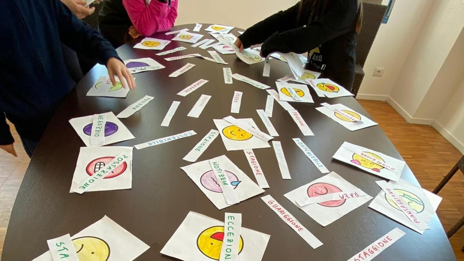 bambini a lavoto per il progetto "Ristori educativi"