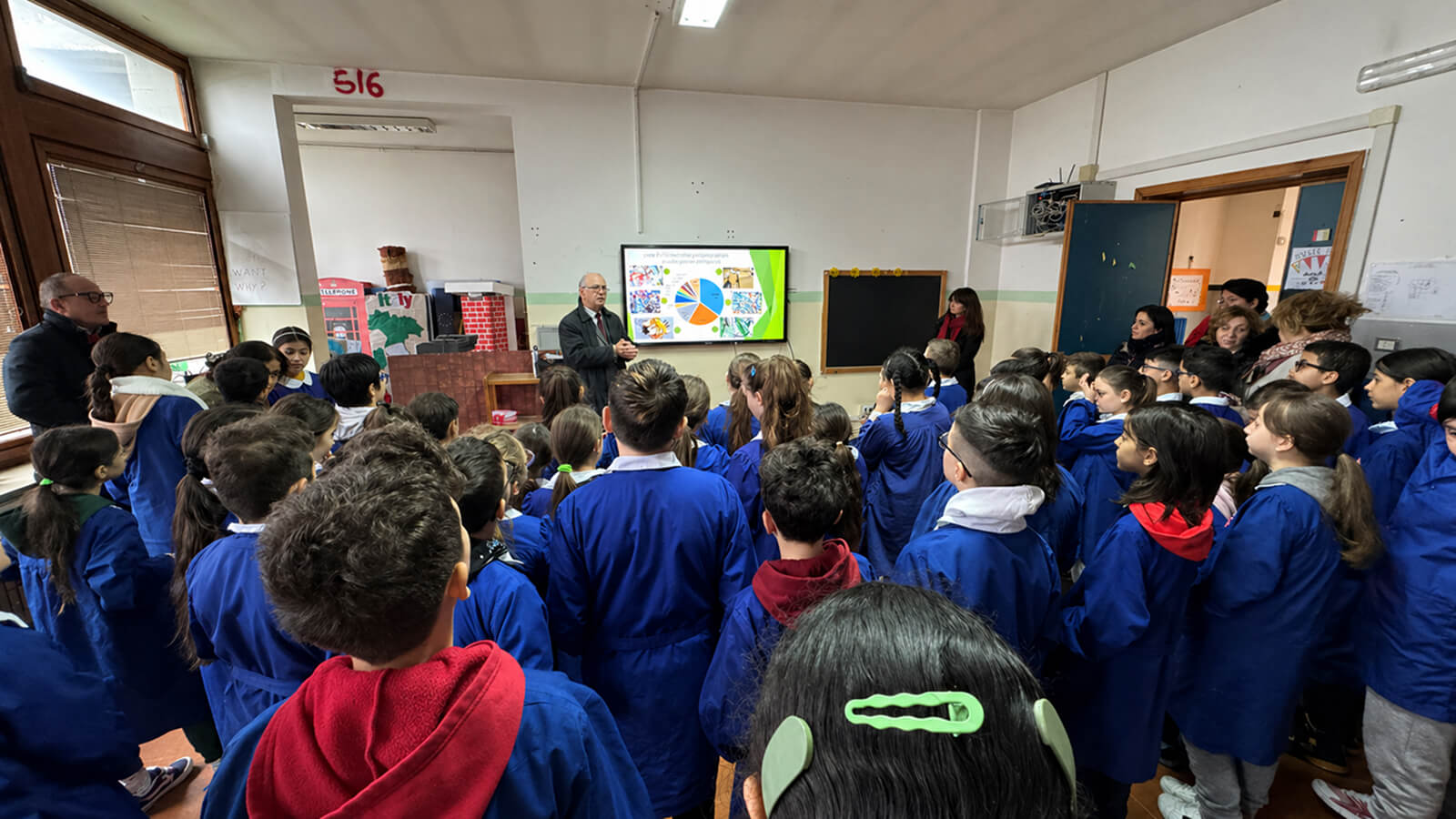 foto scattate durante il tour formativo con le scuole "recycling mood"