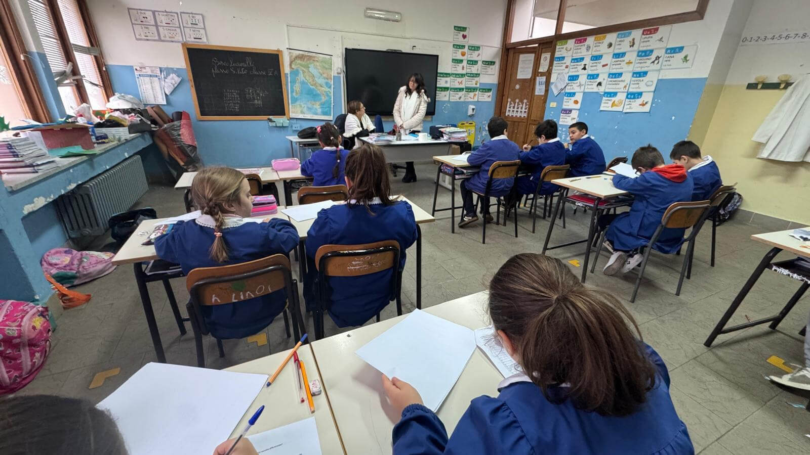 foto scattate durante il tour formativo con le scuole "recycling mood"